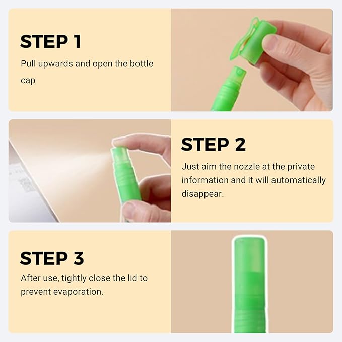 Hbbgdiy 5Pcs White Out Liquid Information Protection Correction Fluid - Image 6