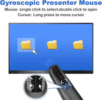Presentation Clicker PowerPoint Wireless Presenter Remote: Type C Rechargeable - Image 3
