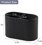 MEIBOOCH PU Leather Pen Holder for Desk, Small Remote Control Holder Pencil Cup - Image 6