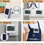 HOME MOST 2-Pack Large Display Kitchen Timer - Image 3
