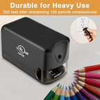 AFMAT Electric Pencil Sharpener, Heavy Duty Pencil Sharpener - Image 3
