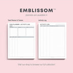 Task Planner & Tracker 8.5 x 11 Tear-Off 70 Sheet Planner Pad – Project - Image 9