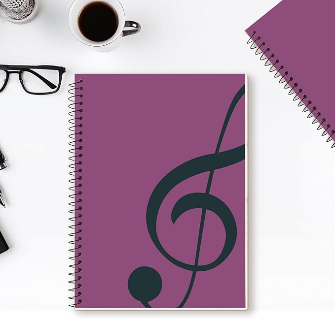MOREYES Music Notebook Composition Manuscript Staff Notebook - Image 6