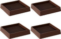 VOCOMO 4X4 Rubber Caster Cups, Non Slip Furniture Pads, Anti-Slip Gripper by VOCOMO