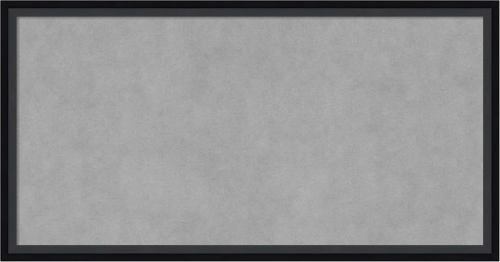 Amanti Art Black Framed Magnetic Board 13x25 Small Vision Board