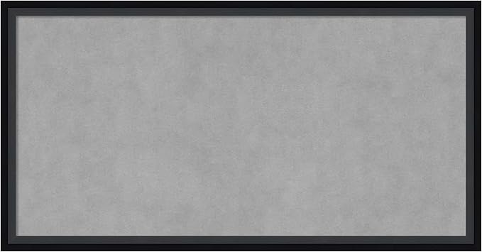 Amanti Art Black Framed Magnetic Board 13x25 Small Vision Board by AmantiArt