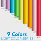 Colored Copy&Print Paper 8.5X11 Inches, 180 Sheets 9 Colors Rainbow A4 Printer - Image 4