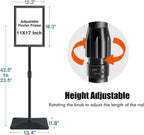 Golemas Adjustable Sign Stand for Display, - Image 5