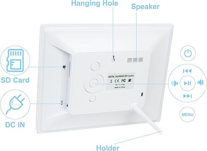 TMC 8 Inch Digital Dementia Clock - Image 9