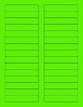 NextDayLabels - 8-1/2 x 11 Neon Color High Light Fluorescent Labels by NextDayLabels
