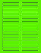 NextDayLabels - 8-1/2 x 11 Neon Color High Light Fluorescent Labels by NextDayLabels