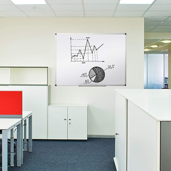 XIWODE 32x44 Inch Magnetic Dry Erase Whiteboard，Silver Aluminum Frame - Image 8
