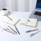 FUNFULL 16pcs Quick Dry Coffee Ink Rollerball Pens, 0.5mm Fine Point Colored - Image 5