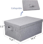 HOONEX Linen Foldable Storage Bins - Image 6