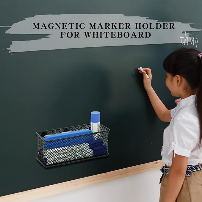 Neudeco Magnetic Locker Organizer and Accessories，Wire Mesh Magnetic Storage - Image 7