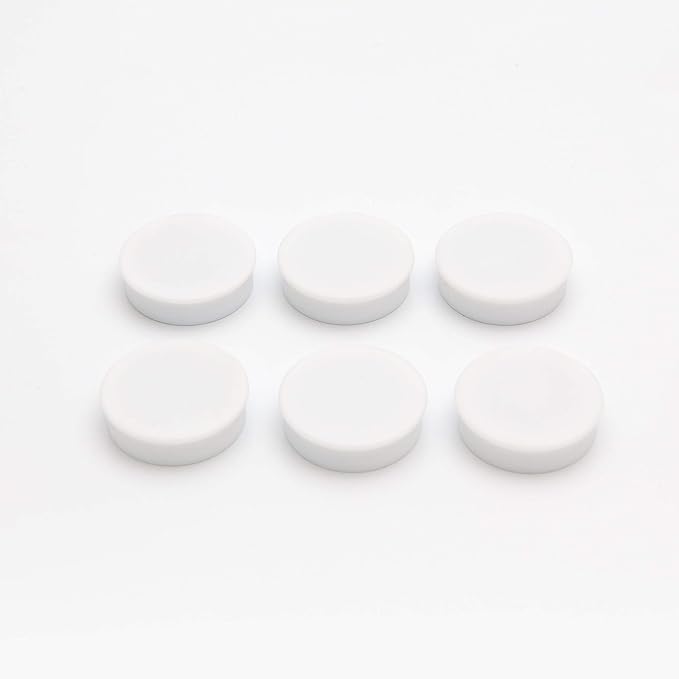 Bullseye Office 24 Round White Fridge Magnets, Button Shaped, Small Colorful - Image 8