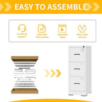 Reegangfa 3-Drawer File Cabinet - Image 9