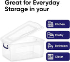 Superio Storage Bins with Lids, Stackable Totes, BPA Free, Odor Free, Organizer - Image 4