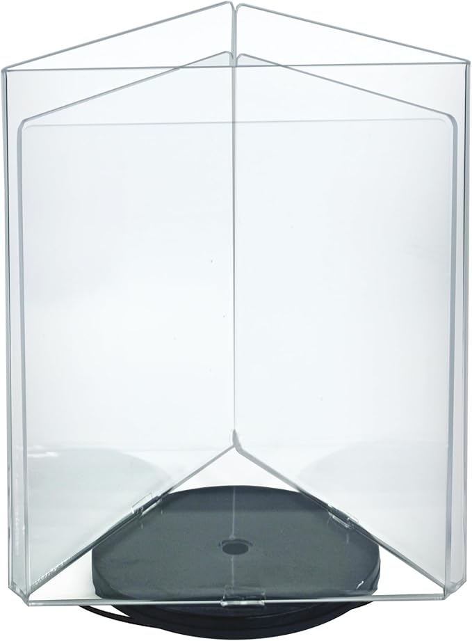 Azar Displays 193732 8.5" W x 11" H 3-Sided Sign Holder by AzarDisplays