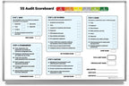 5S Audit Scoreboard Whiteboard 36" x 24"