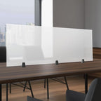 Desk Divider, Acrylic Desk Privacy Panels, Privacy Desk Screen, Frosted Acrylic - Image 4