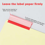 Binder Divider, PANDRI 120 Pack Binder Index Dividers - Image 4