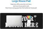 OHORTEB Custom Mouse Pad with Photo, Personalized Image Text Laptop Desk Mat - Image 6