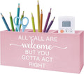 Exqcom Pink Western Makeup Brush Holder, Preppy Western Cowgirl Toothbrush by Exqcom