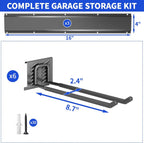 garage tool organizer wall mount, 48 inch heavy on a desk or shelf