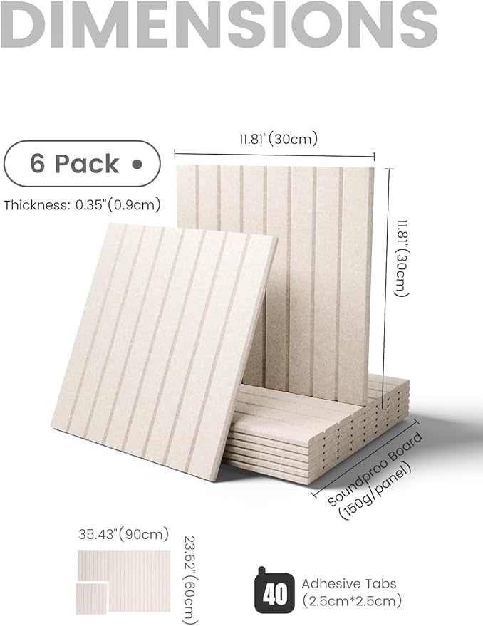 Fluxynara Large Felt Bulletin Board 36" x 24" Cork Board Alternative-6 Pack - Image 2