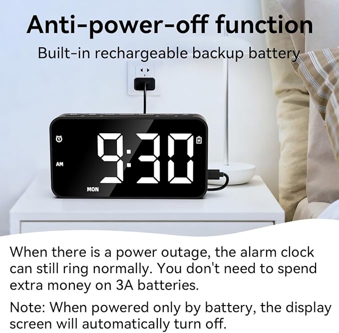 Small Digital Alarm Clocks - Image 3