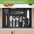 Purawood Bamboo Drawer Organizer - Image 5