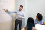 Glass Whiteboard Magnetic Dry Erase White Board 4'x 3' Framless White Surface - Image 2