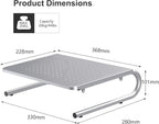 suptek Monitor Stand Riser, Laptop Holder Printer Riser Desk Accessories - Image 2