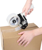 JARLINK 2 Pack Packing Tape Dispenser Gun | 2in Side Loading Lightweight Industrial Dispenser, Includes 2 Tape Rolls for Shipping, Moving and Box Sealing