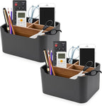 SZYRL Stylish Desk Organizers and Remote Control Holders in Black, Pen Phone - Image 8