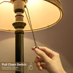 oneach 19.5" small table lamp for bedroom, side view