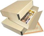Lineco Museum Archival Storage Box, 9.75x12.75x3 in. Drop Front Design. - Image 9