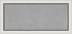 Amanti Art Silver Framed Magnetic Board 26x54 Oversize Vision Board by AmantiArt
