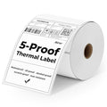 MUNBYN 4"x6" Direct Thermal Shipping Labels, Durable Waterproof, Scratch-Proof by MUNBYN