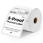 MUNBYN 4"x6" Direct Thermal Shipping Labels, Durable Waterproof, Scratch-Proof by MUNBYN
