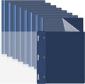 Teling 48 Pcs Clear Front Report Covers by Teling