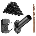 BLIKA 20 Pack 25 30 35 Degree Black Cable Railing Angle Beveled Protector by BLIKA