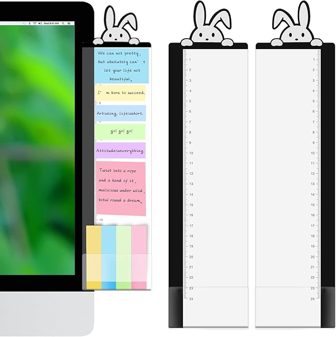 Office Desk Accessories 2pcs Multifunction Computer Monitor Memo Board by Zcxbeh