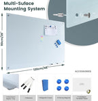 Magnetic Glass Whiteboard 48"x36" Glass Dry Erase Board 48"x36" Frameless Wall - Image 4