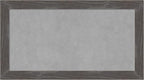 Amanti Art Grey Framed Magnetic Board 15x27 Small Vision Board by AmantiArt