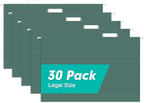 HERKKA Hanging File Folders, 30 Pack Reinforced Legal Size Hanging Folders by HERKKA
