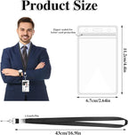 24 Pack Lanyards for ID Badges Name Tag Lanyard for Ship Cards - Image 2