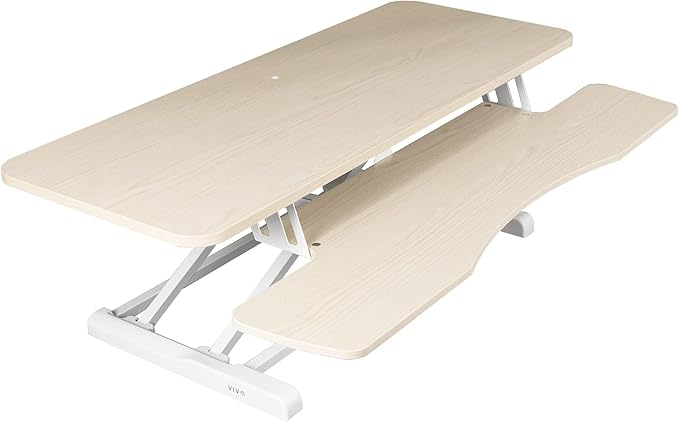 VIVO 42 inch Desk Converter, K Series, Height Adjustable Sit to Stand Riser by VIVO