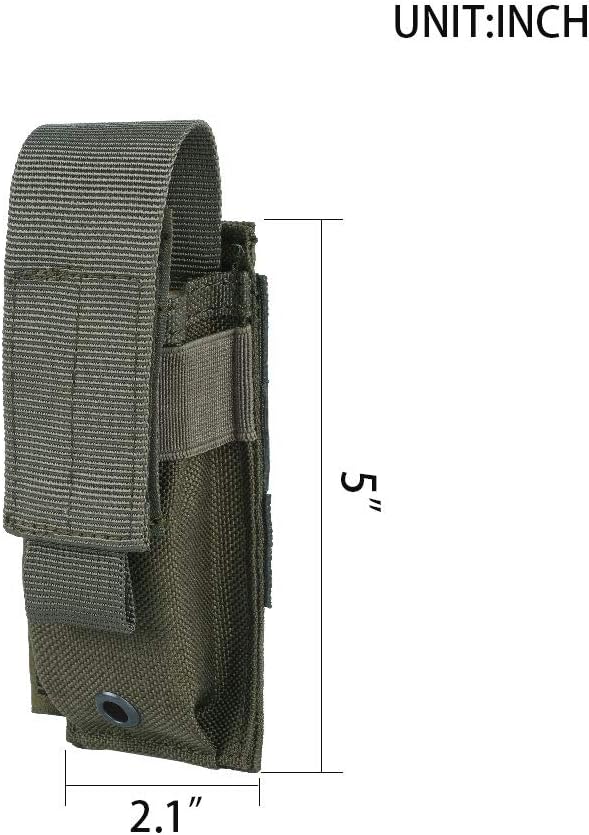 EXCELLENT ELITE SPANKER Molle Single/Double Pistol Mag Pouch Tactical Magazine - Image 2